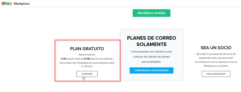 5 Correos Corporativos Gratis