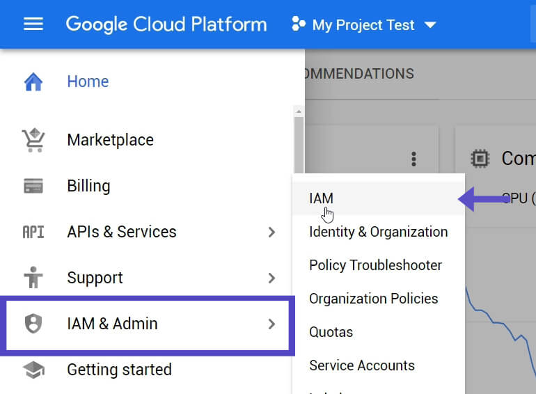 IAM Agregar Usuarios Proyecto Google Cloud